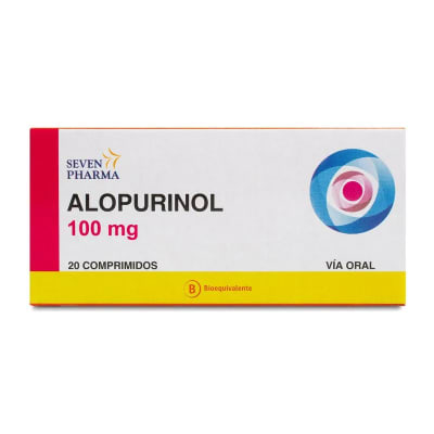 ALOPURINOL 100 MILIGRAMOS X 20 COMPRIMIDOS BIOEQUIVALENTE1