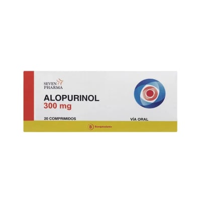 ALOPURINOL 300 MILIGRAMOS X 20 COMPRIMIDOS1
