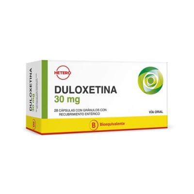 DULOXETINA 30 MILIGRAMOS X 28 CAPSULAS1