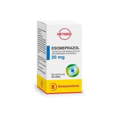 ESOMEPRAZOL 20 MILIGRAMOS X 30 CAPSULAS1