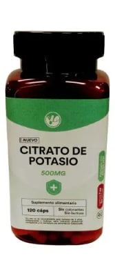 CITRATO DE POTASIO 500 MILIGRAMOS X 120 CAPSULAS1