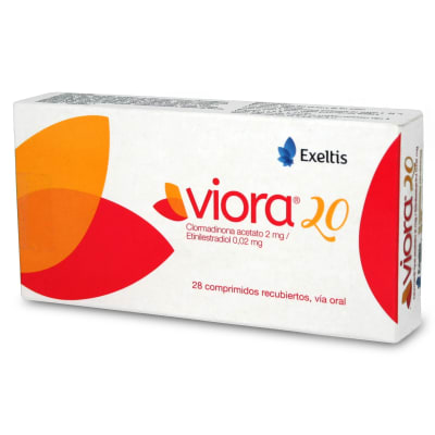 VIORA 20  X 28 COMPRIMIDOS BIOEQUIVALENTE1