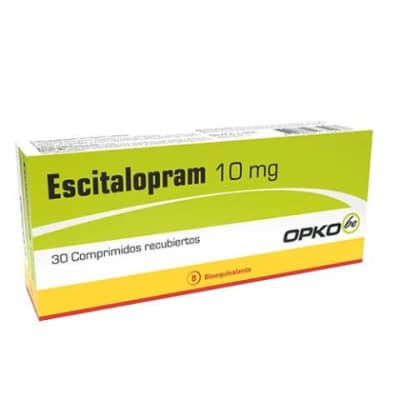 ESCITALOPRAM 10 MILIGRAMOS X 30 COMPRIMIDOS - OPKO1
