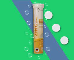 ZINC EFERVESCENTE 20 MILIGRAMOS X 20 TABLETAS SABOR NARANJA1