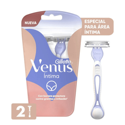 MAQUINA AFEITAR VENUS AREA INTIMA 2 UNIDADES1