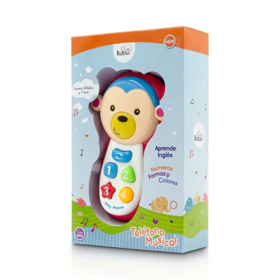BUBU TELEFONO MUSICAL INFANTIL X 11