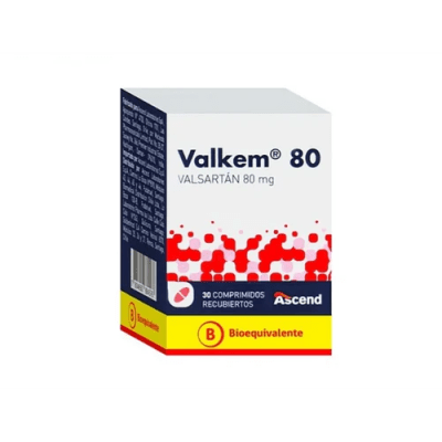 VALKEM 80 MILIGRAMOS X 30 COMPRIMIDOS BIOEQUIVALENTE1