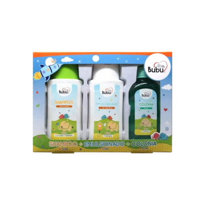 BUBU SET SHAMPOO + EMULSIONADO + COLONIA1
