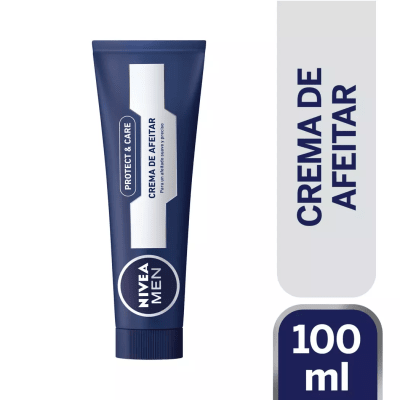 NIVEA MEN CREMA DE AFEITAR PROTECT & CARE 100 MILILITROS1