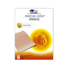 PARCHE LEON CAPSAISINA ROJO X 1 UNIDAD