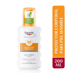 EUCERIN PROTECTOR SOLAR CUERPO FACTOR 50 SPRAY X 200 MILILITROS