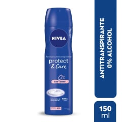 NIVEA DESODORANTE SPRAY MUJER PROTECT CARE X 150 MILILITROS