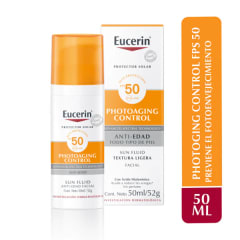 EUCERIN PROTECTOR SOLAR FACTOR 50 FLUIDO ANTIEDAD  X 50 MILILITROS