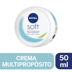NIVEA CREMA SOFT X 50 MILILITROS