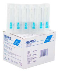 AGUJA HIPODERMICA 23 GX1 X 10 UNIDADES