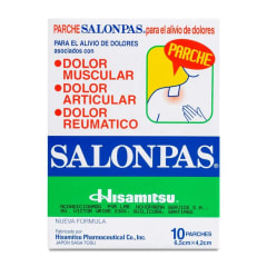 SALONPAS PARCHE X 10 UNIDADES