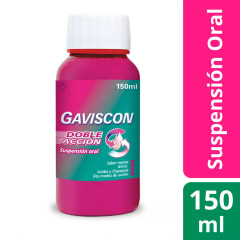 GAVISCON DOBLE ACCION JARABE X 150 MILILITROS