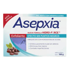ASEPXIA JABON EXFOLIANTE X 100 GRAMOS