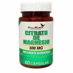 CITRATO DE MAGNESIO 500 MILIGRAMOS X 60 CAPSULAS
