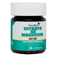 CITRATO DE MAGNESIO 500 MILIGRAMOS X 30 CAPSULAS