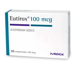 EUTIROX 100 MICROGRAMOS X 50 COMPRIMIDOS