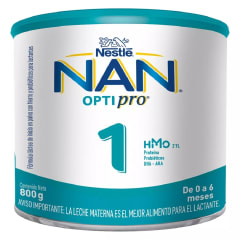 NAN 1 OPTIPRO POLVO X 800 GRAMOS