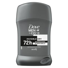 DOVE MEN DESODORANTE BARRA INVISIBLE DRY X 50 GRAMOS