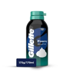 GILLETTE ESPUMA AFEITAR PIEL SENSIBLE X 179 MILILITROS