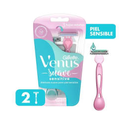 GILLETTE VENUS MAQUINA AFEITAR SIMPLY 3 HOJAS X 2 UNIDADES