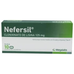 NEFERSIL 125 MILIGRAMOS X 10 COMPRIMIDOS