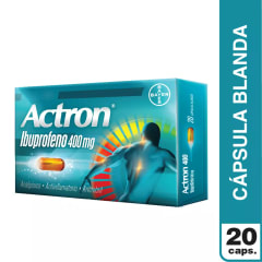 ACTRON 400 MILIGRAMOS X 20 CAPSULAS BLANDAS
