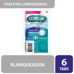 COREGA TABLETAS LIMPIADORAS X 6 UNIDADES
