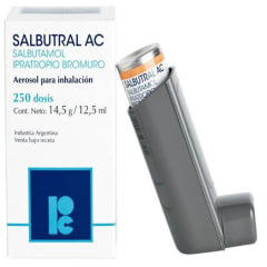 SALBUTRAL AC INHALADOR BUCAL X 250 DOSIS
