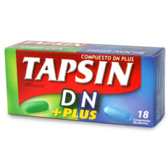 TAPSIN DIA Y NOCHE PLUS X 18 COMPRIMIDOS