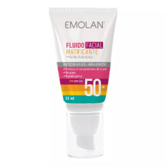 EMOLAN SOLAR FACIAL MATIFICANTE FACTOR PROTECCION SOLAR 50 X 50 MILILITROS