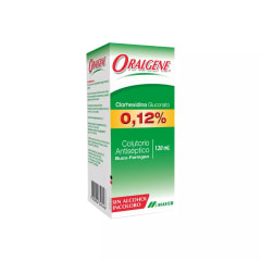 ORALGENE SOLUCION ORAL 0,12% X 120 MILILITROS