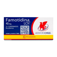 FAMOTIDINA 40 MILIGRAMOS X 10 COMPRIMIDOS BIOEQUIVALENTE