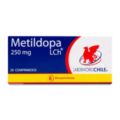 METILDOPA 250 MILIGRAMOS X 20 COMPRIMIDOS BIOEQUIVALENTE