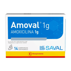 AMOVAL 1 GRAMO X 14 COMPRIMIDOS