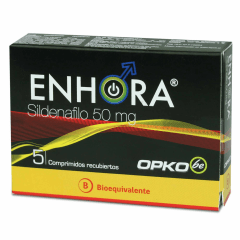ENHORA 50 MILIGRAMOS X 5 COMPRIMIDOS BIOEQUIVALENTE  - OPKO