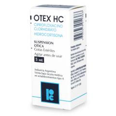 OTEX HC SOLUCION OTICA X 5 MILILITROS