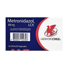 METRONIDAZOL 500 MILIGRAMOS X 10 OVULOS
