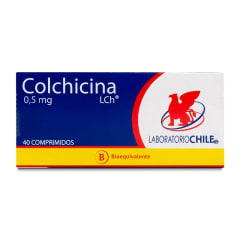 COLCHICINA 0,5 MILIGRAMOS X 40 COMPRIMIDOS