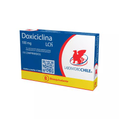 DOXICICLINA 100 MILIGRAMOS X 10 COMPRIMIDOS BIOEQUIVALENTE