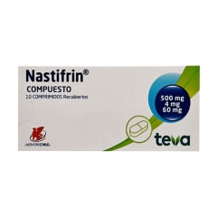 NASTIFRIN COMPUESTO X 10 COMPRIMIDOS RECUBIERTOS