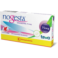 NOGESTA 75 MICROGRAMOS X 28 COMPRIMIDOS RECUBIERTOS
