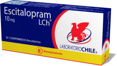 ESCITALOPRAM 10 MILIGRAMOS X 30 COMPRIMIDOS RECUBIERTOS BIOEQUIVALENTE