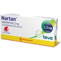NARTAN 2,5 MILIGRAMOS X 10 COMPRIMIDOS BIOEQUIVALENTE