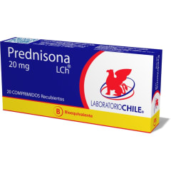 PREDNISONA 20 MILIGRAMOS X 20 COMPRIMIDOS BIOEQUIVALENTE