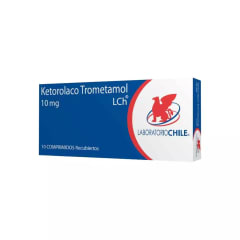 KETOROLACO 10 MILIGRAMOS X 10 COMPRIMIDOS